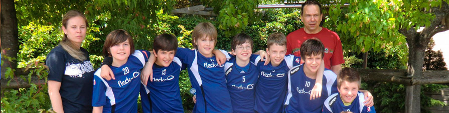 Handballteams Burschen